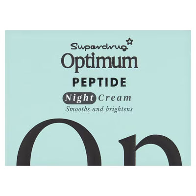Superdrug Optimum Peptide Night Cream Anti-Ageing Formula 50ml- Buy online at McGrocer