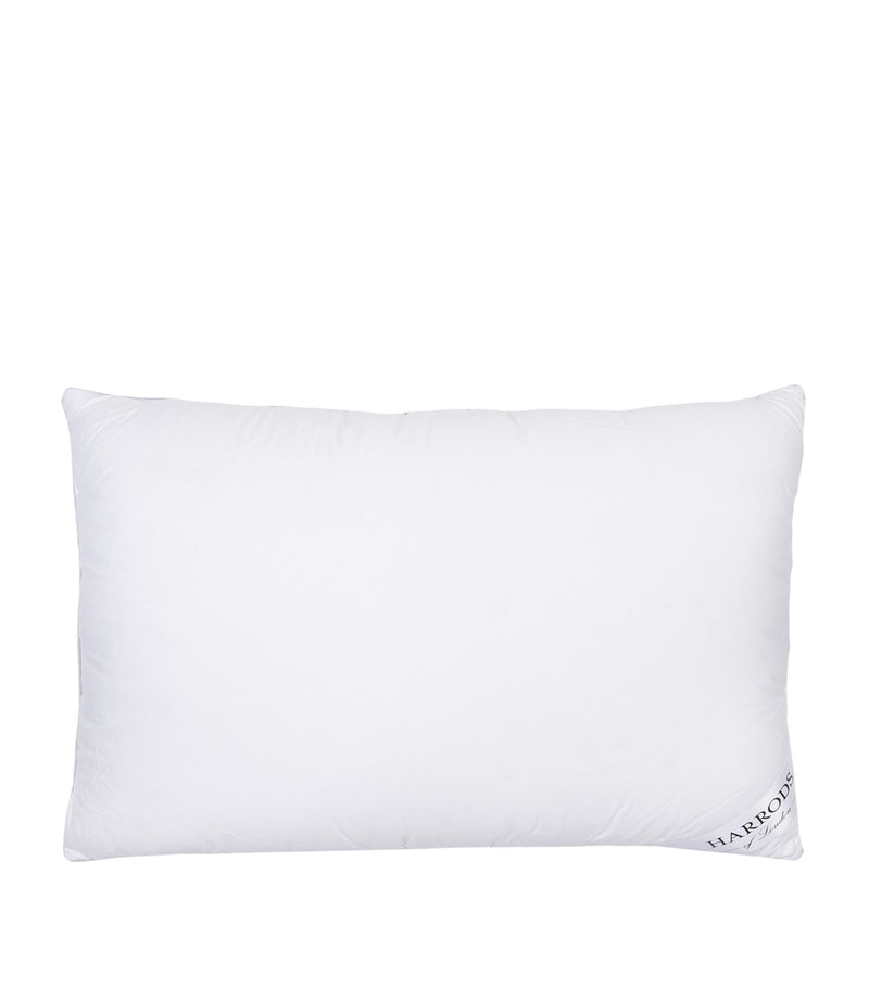Harrods of London soft medium goose down king pillow, imported from the UK