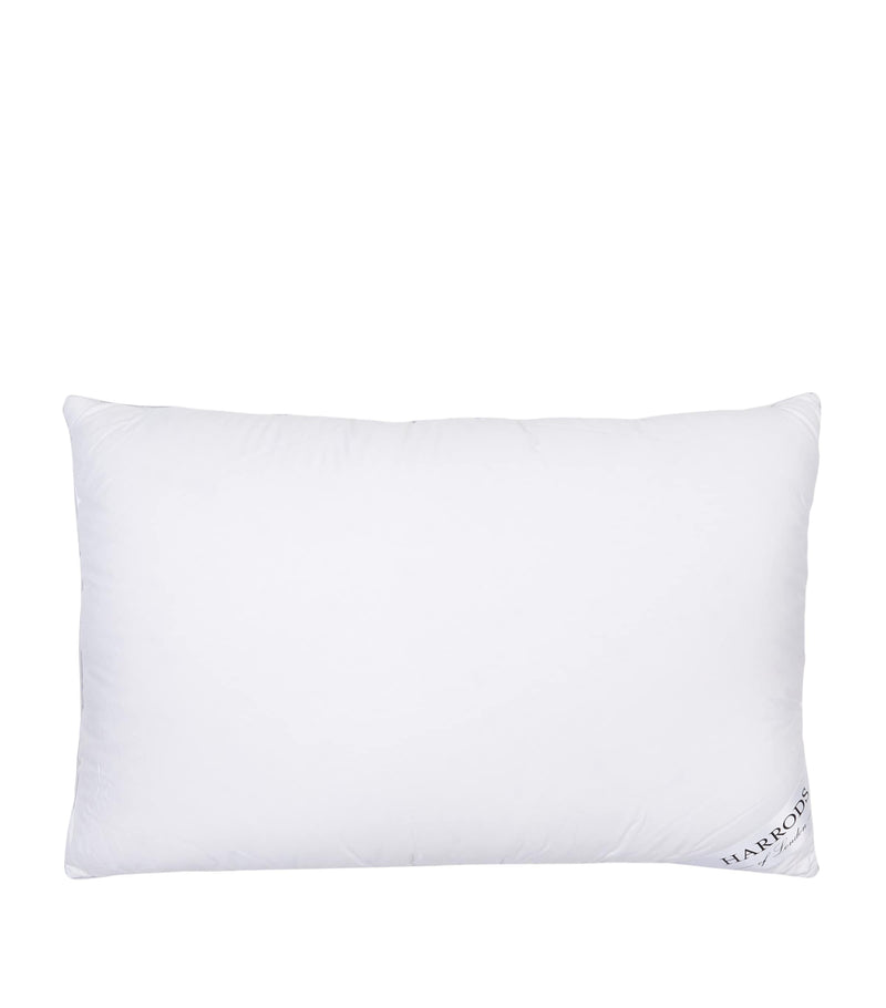 Harrods of London soft medium goose down king pillow, imported from the UK