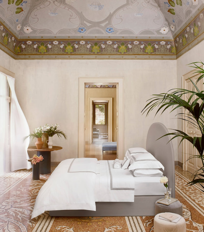 Pratesi Tre Righe super king duvet cover, imported from the UK