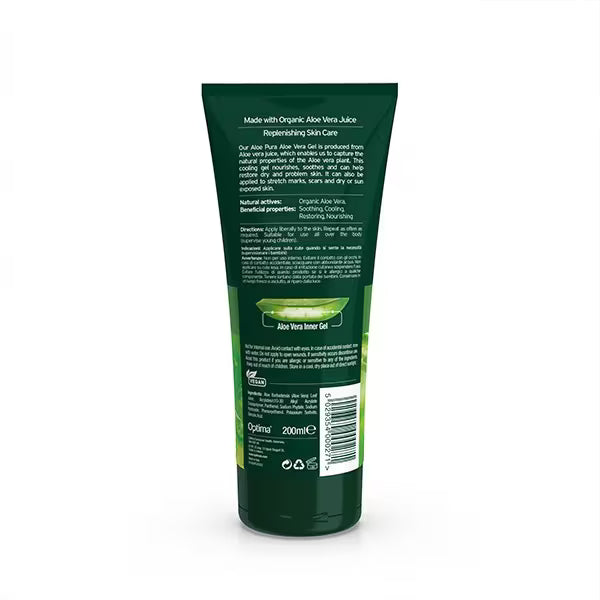 Aloe Pura Organic Aloe Vera Skin Gel 200ml - British product