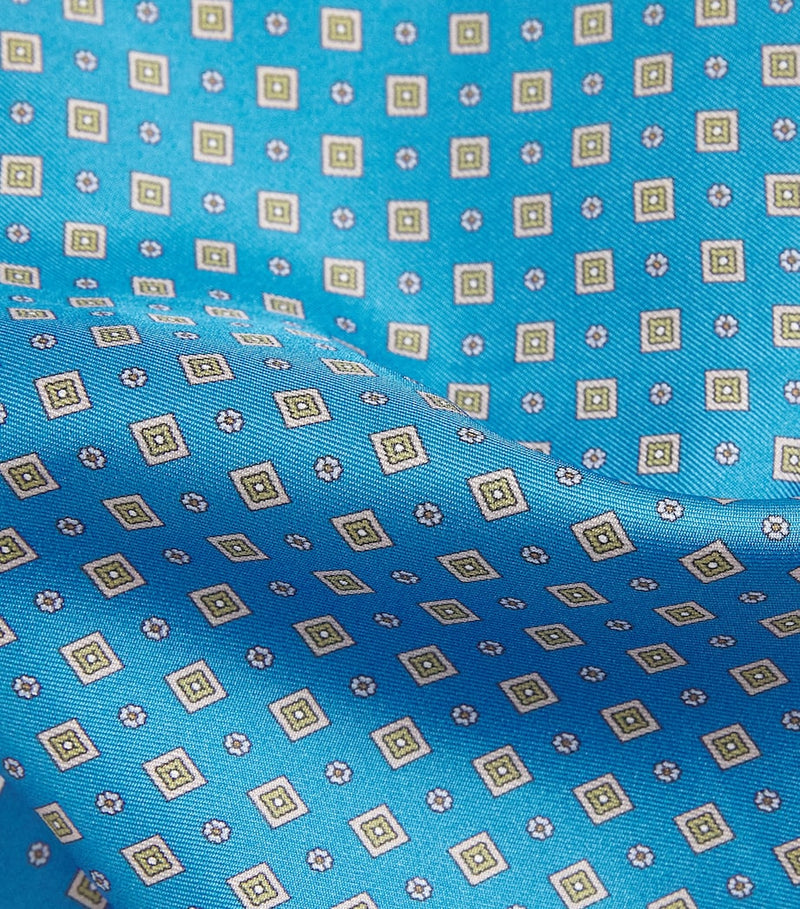 Eton silk floral pocket square 33cm (British brand)