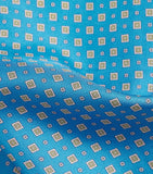 Eton silk floral pocket square 33cm (British brand)