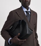 Isaia silk polka-dot jacquard tie 8.5cm, imported from the UK