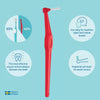 Tepe Angle Interdental Brush Red Oral Hygiene Tool (British brand)