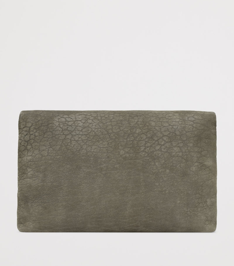 Saint Laurent Cassandre envelope pouch in nubuck leather (British brand)