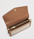 Aspinal of London Raffia Eliza clutch bag (British brand)