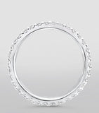 Graff white gold diamond eternity ring, UK version