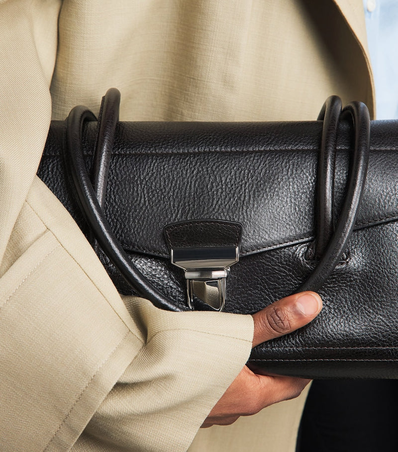 Lemaire Gear leather shoulder bag, imported from the UK