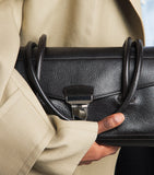 Lemaire Gear leather shoulder bag, imported from the UK