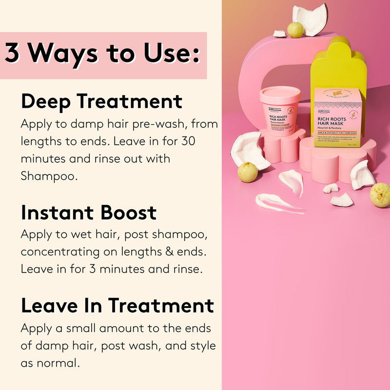 Rich Roots Repair & Restore hair mask, imported from the UK