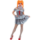 Superdrug Smiffys IT Chapter 2 Pennywise Ladies Costume Mini Dress- Buy online at McGrocer
