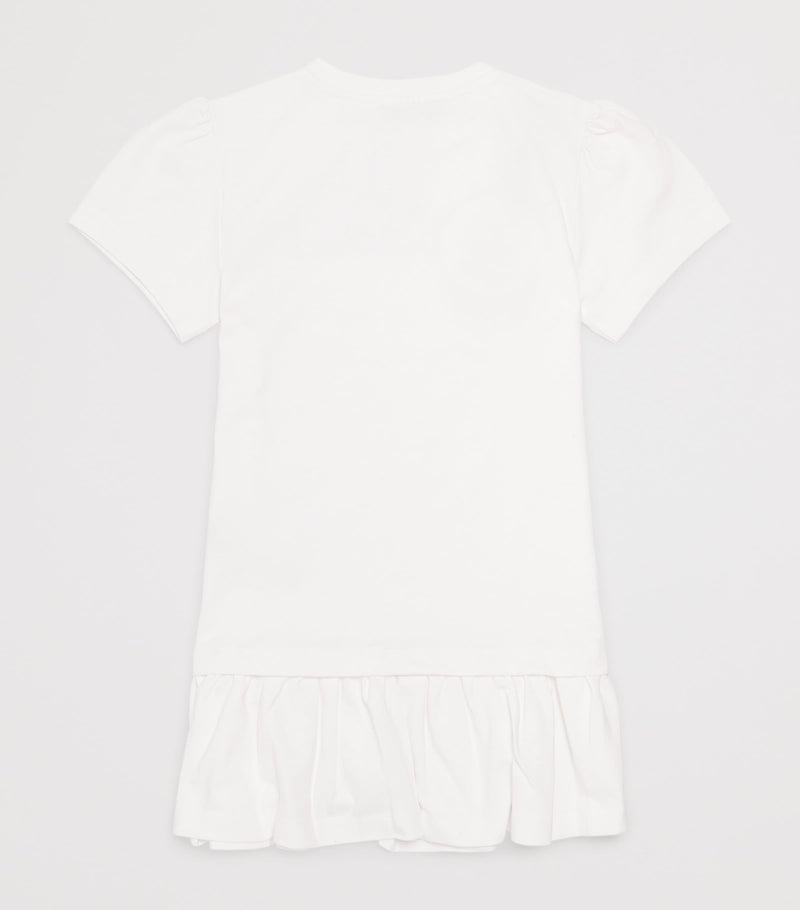 Missoni Kids cotton logo embellished dress 4-14 years, imported from the UK