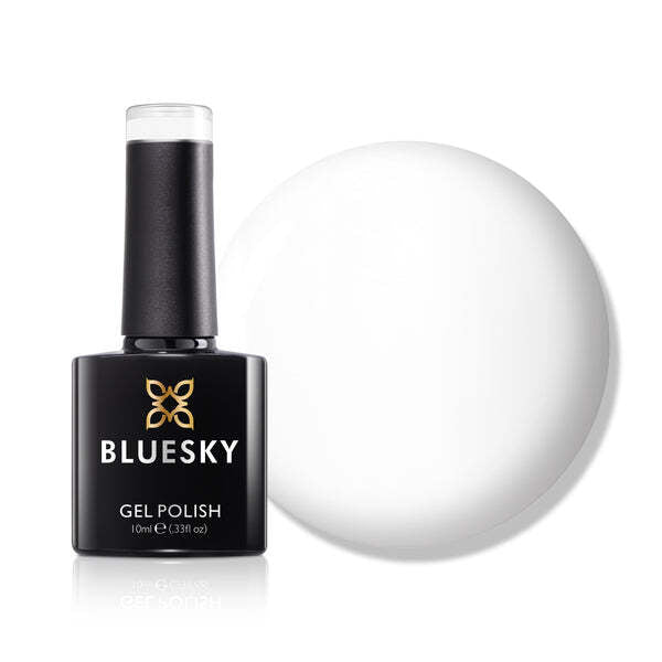 Bluesky gel polish Immaculate White 10ml, UK version