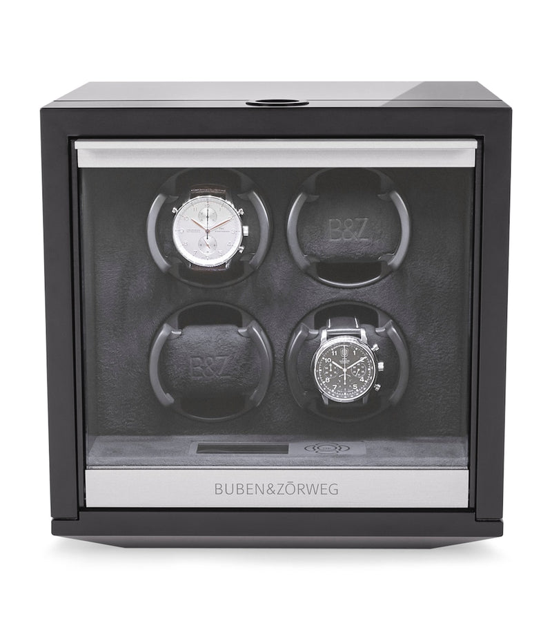 Buben & Zorweg Neo 6 gloss carbon watch winder, UK version