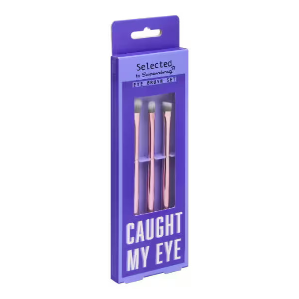 Selected by Superdrug 3 Piece Eye Brush Set (British brand)