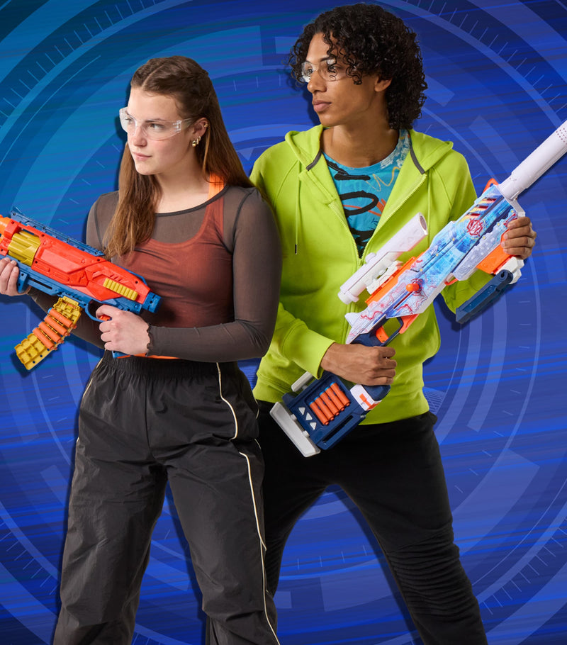 Nerf Arctic Zerostriker foam dart blaster, imported from the UK
