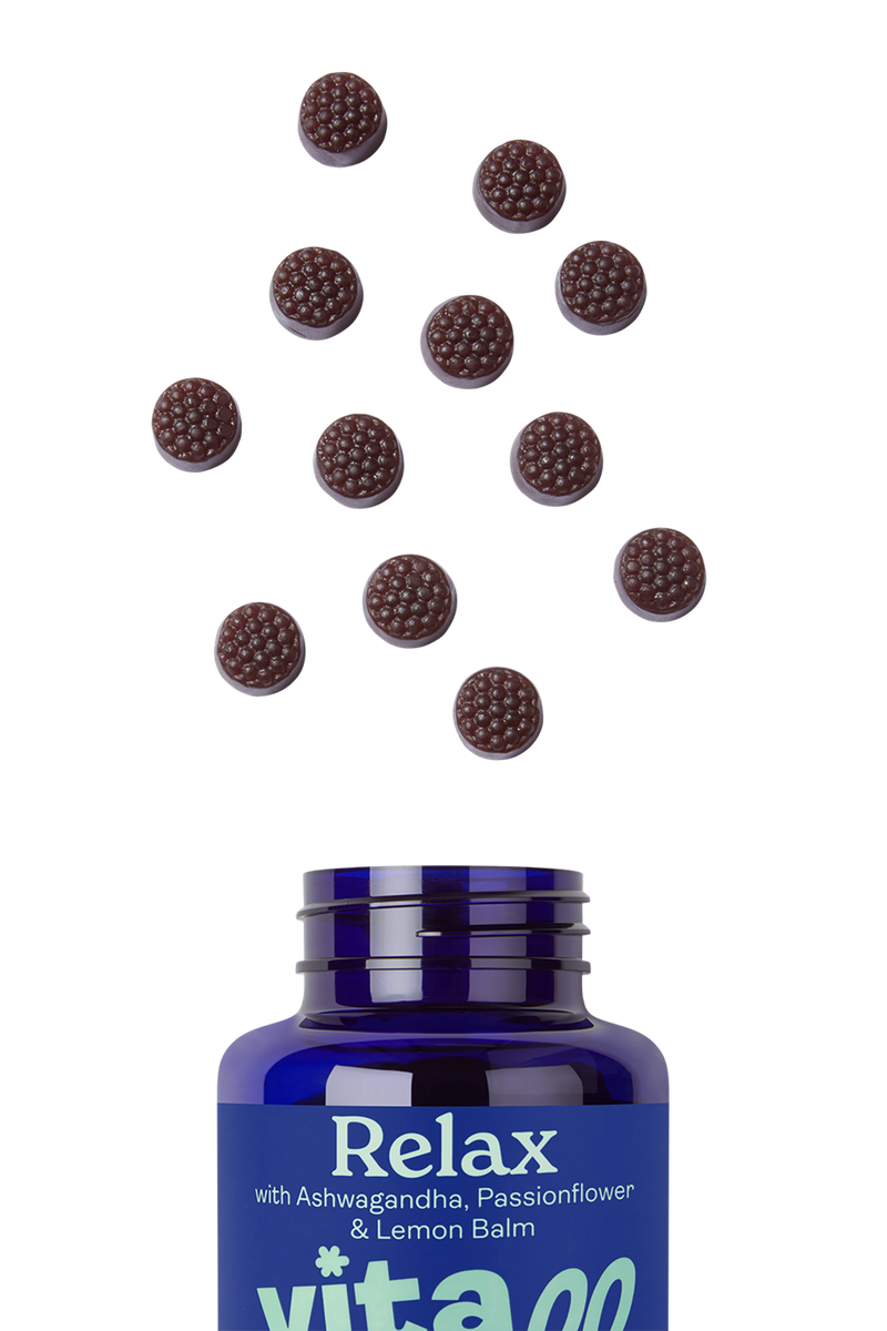 Vitawell Relax Gummies mixed berry 50s (British brand)