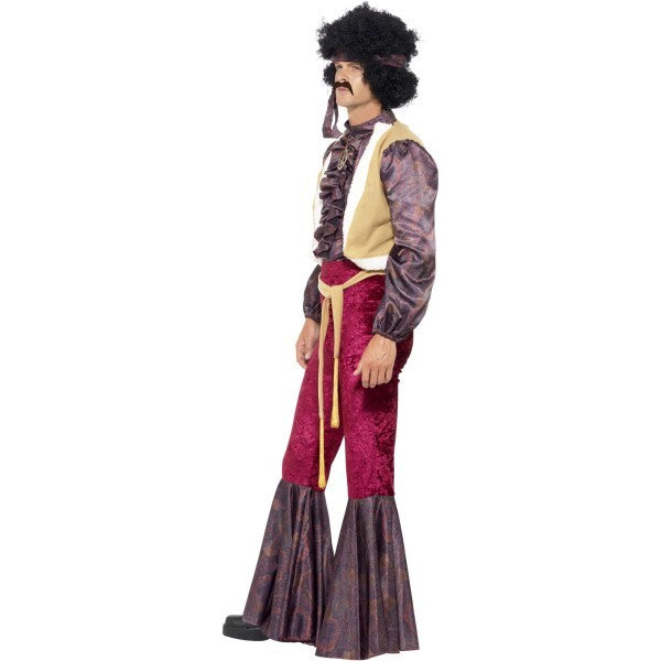 Smiffys 70s psychedelic rocker costume outfit - British product