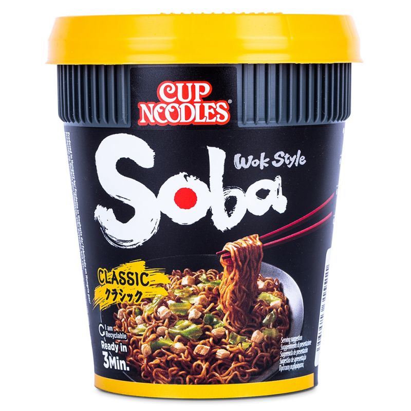 Nissin instant soba cup noodles Classic (British brand)