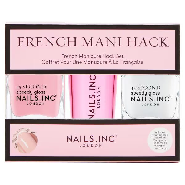 Nails.INC French Mani Hack nail polish duo kit - British product