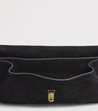 Sandro Paris suede Le Mambo shoulder bag H15xW31xD10.5cm (British brand)