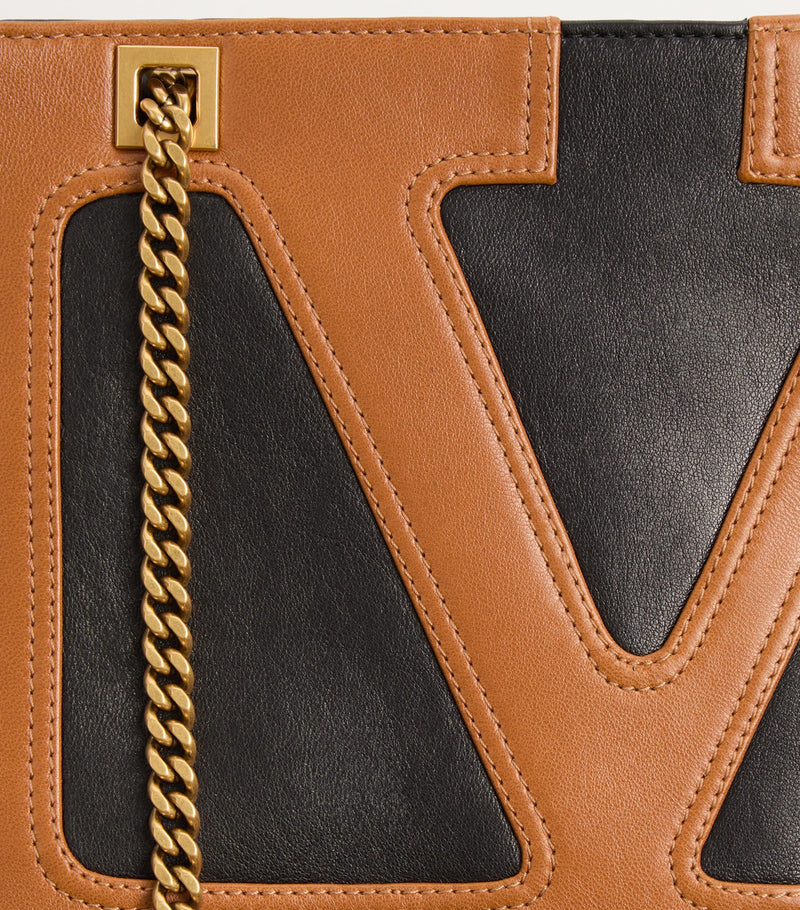 Valentino Garavani small lambskin Viva Superstar tote bag - British product