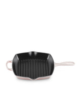 Harrods Le Creuset Cast Iron Square Grillit Griddle Pan 26cm- Buy online at McGrocer
