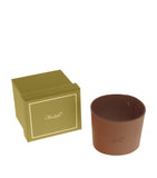 Christofle leather Objets Miroir coffee cup ring, imported from the UK