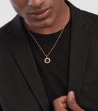 Bvlgari rose gold diamond necklace, imported from the UK