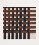 Harrods Saint Laurent Silk Printed Scarf- Buy online at McGrocer