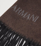 Giorgio Armani silk-cashmere fringed scarf, UK version