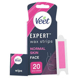 Superdrug Veet Expert Cold Wax Strips Face Normal Skin 20 strips- Buy online at McGrocer