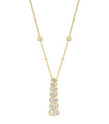 Harrods Boodles Over the Moon Yellow Gold and Diamond Pendant Necklace- Buy online at McGrocer