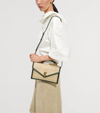 Bottega Veneta Raffia Knot Lock Shoulder Bag, imported from the UK