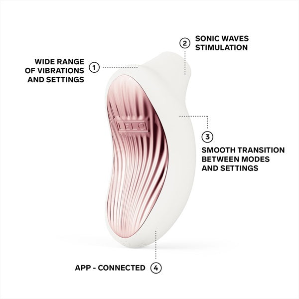LELO Sona 3 clitoral massager with SenSonic technology (British brand)