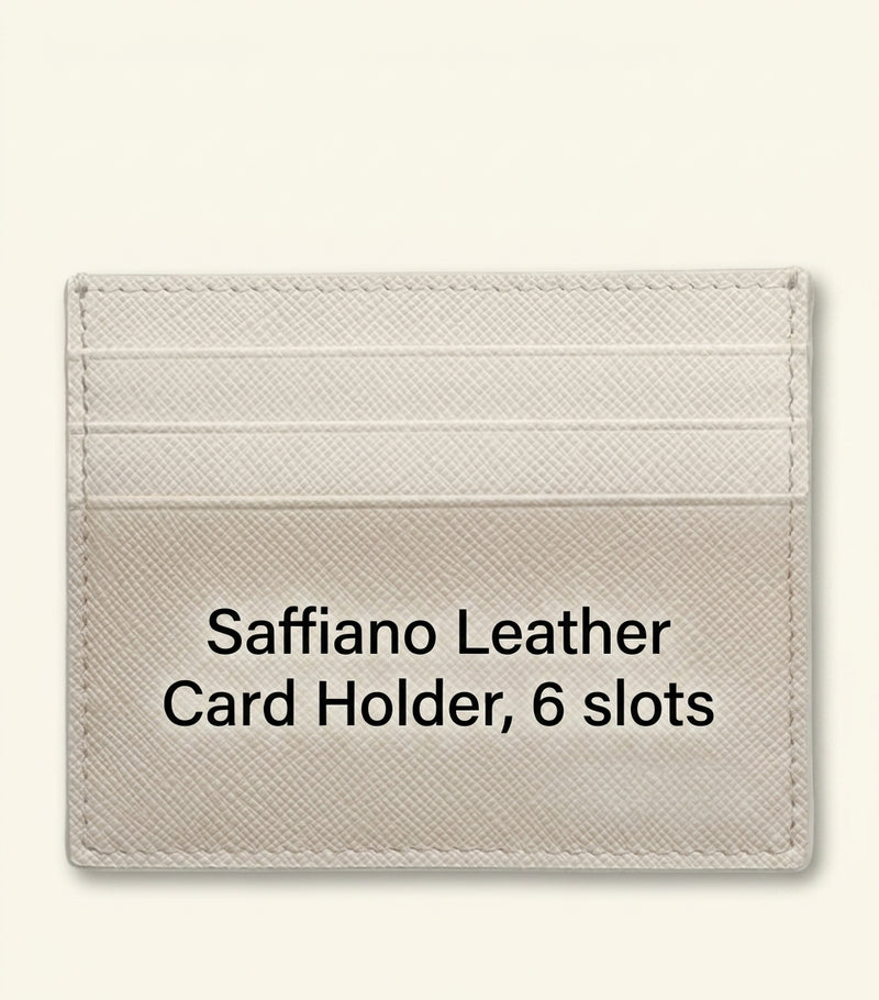 Prada Saffiano leather card holder, imported from the UK