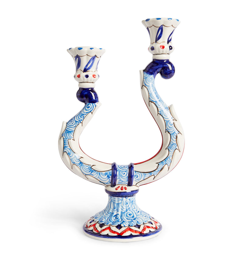 Les-Ottomans Turquerie candlestick holder 30cm, UK version