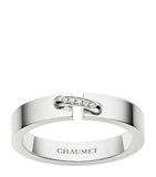 Chaumet Liens Évidence white gold diamond wedding band - British product