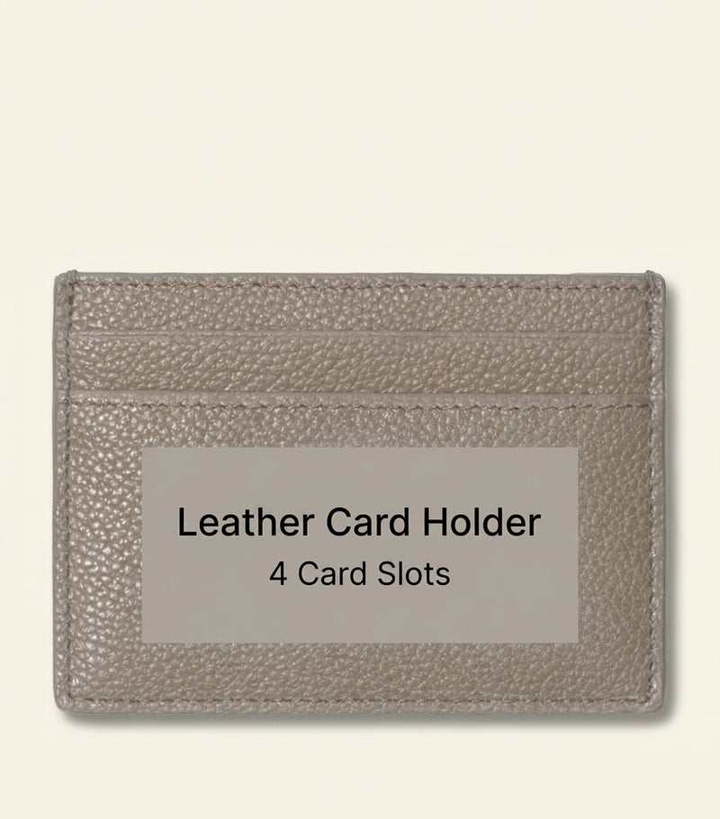 Burberry leather engraved card holder - British product