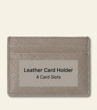 Burberry leather engraved card holder - British product