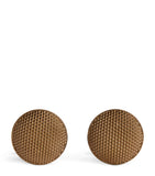 Giorgio Armani bronze-finish sterling silver cufflinks - British product