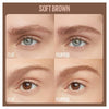 Maybelline Super Fluff 255 Soft Brown eyebrow mousse, imported from the UK