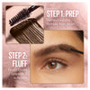 Maybelline Super Fluff 255 Soft Brown eyebrow mousse, imported from the UK