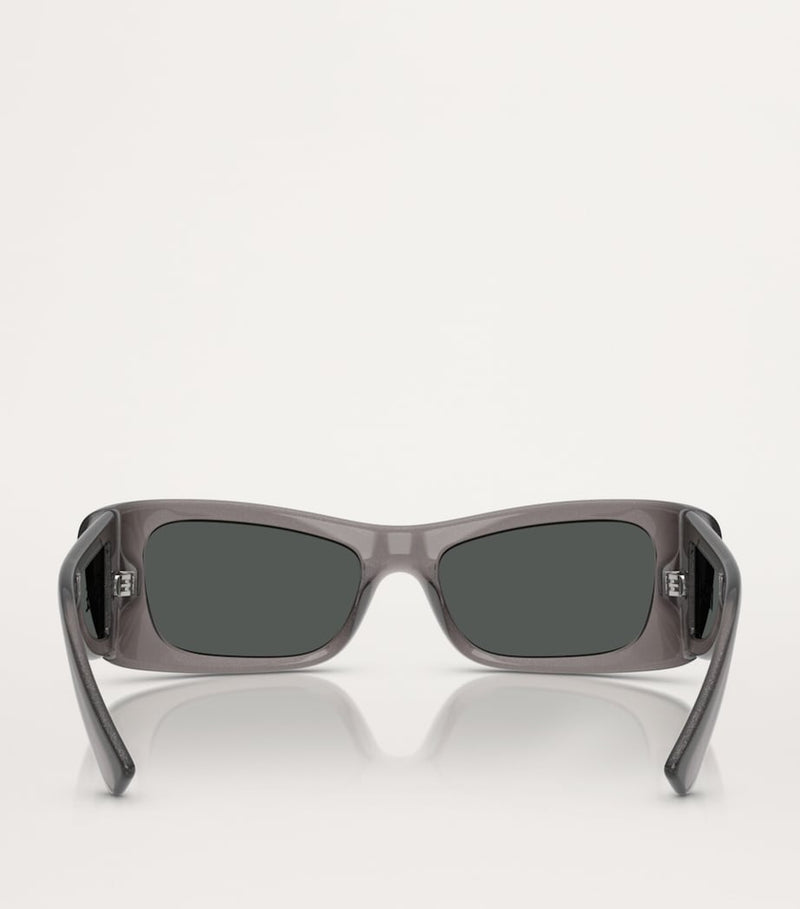 Versace VE4481 sunglasses in grey with shiny grey lenses (British brand)