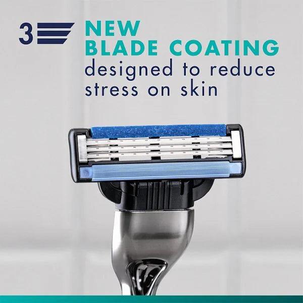 Gillette Mach3 razor blade refills 8 count, UK version