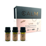 Holland & Barrett B Calm Energy & Immunity Essential Oil Set Eucalyptus, Lemon & Peppermint 3x5ml- Buy online at McGrocer