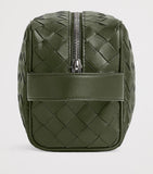 Bottega Veneta leather Intrecciato wash bag 13x26x10cm (British brand)