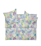 Schlossberg floral king duvet cover in satin fabric, 230cm x 220cm (British brand)