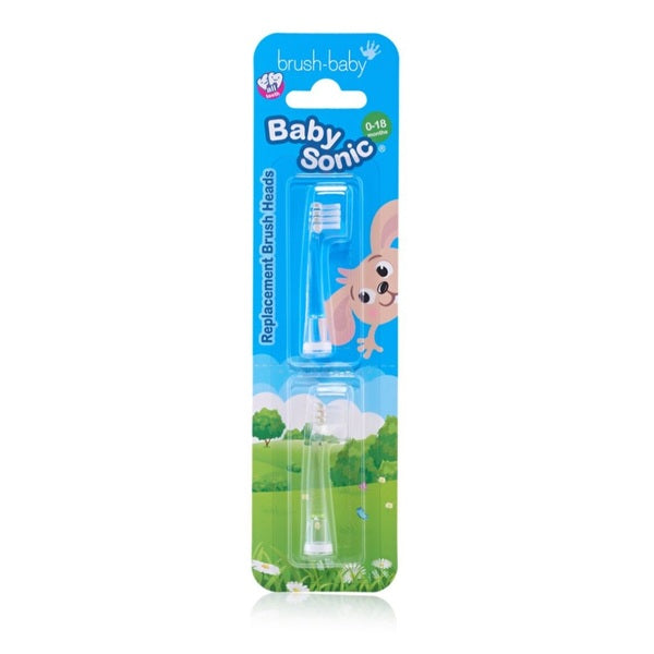 Brush Baby Replacement Toothbrush Heads 2 Pack - British product